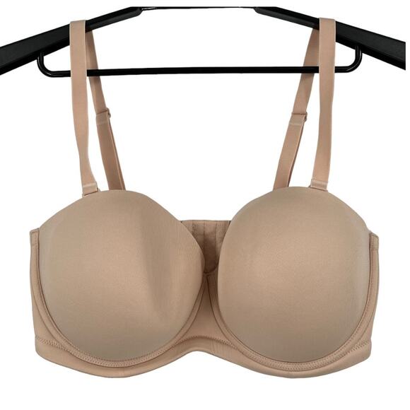 Wacoal bra 854119 Red Carpet Convertible Strapless tan 38DDD 38E - Picture 2 of 7